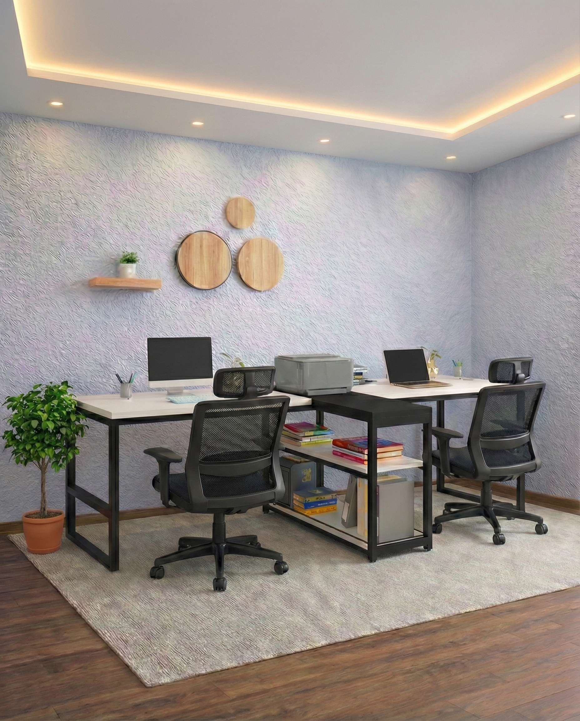 Double Seater Working Table