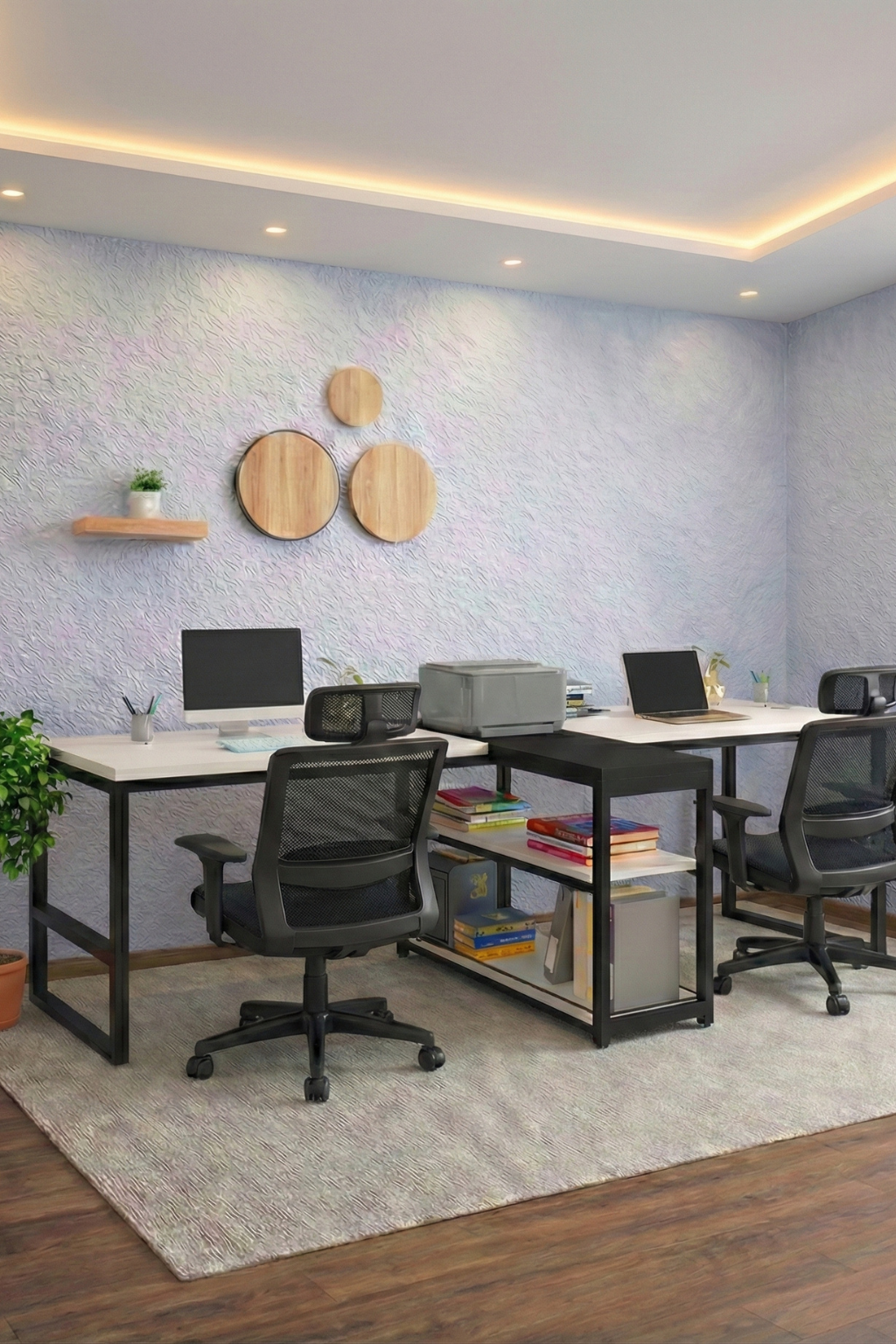 Double Seater Working Table