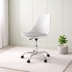 Tulip Revolving Chair - White