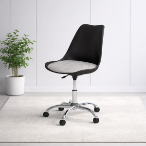 Tulip Revolving Chair - Black