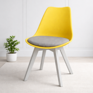 Tulip Wing Chair - Yellow