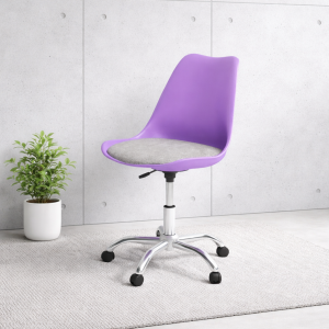 Tulip Revolving Chair- Purple