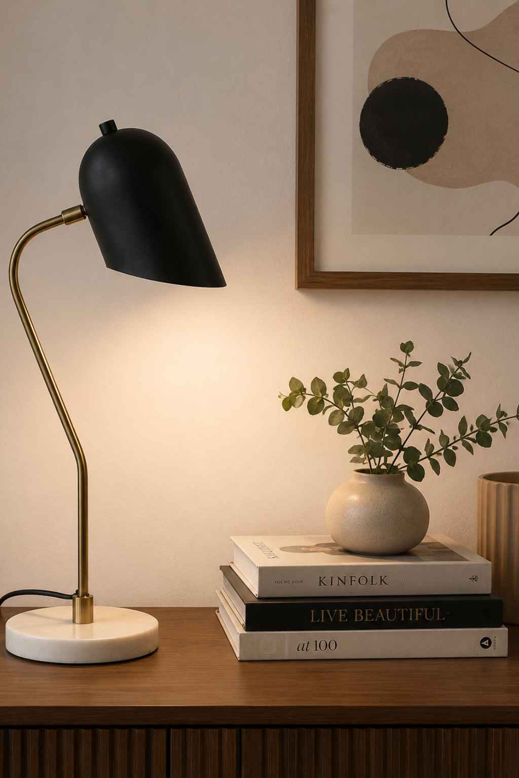 Curved Table Lamp